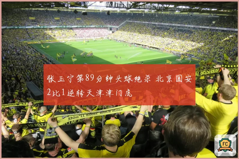 张玉宁第89分钟头球绝杀 北京国安2比1逆转天津津门虎