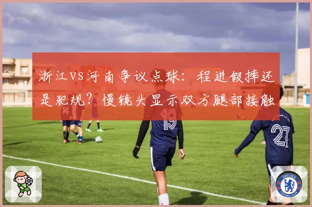 浙江vs河南争议点球：程进假摔还是犯规？慢镜头显示双方腿部接触不足三成