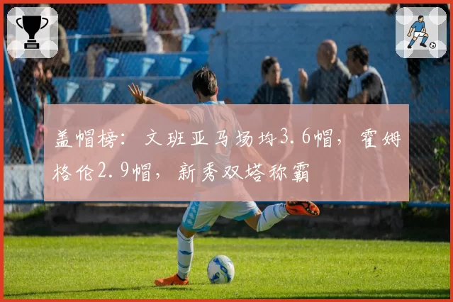 盖帽榜：文班亚马场均3.6帽，霍姆格伦2.9帽，新秀双塔称霸
